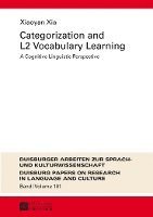 bokomslag Categorization and L2 Vocabulary Learning