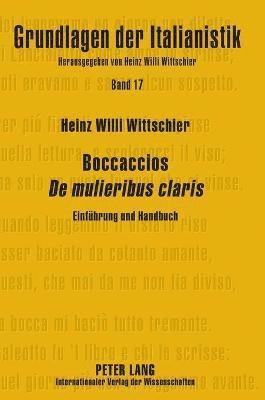 bokomslag Boccaccios De mulieribus claris