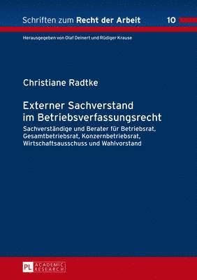 bokomslag Externer Sachverstand Im Betriebsverfassungsrecht