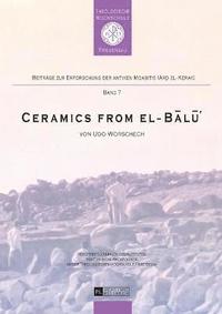 bokomslag Ceramics from el-B?l??