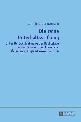 Karl-Alexander Neumann - reine Unterhaltsstiftung, Inbunden