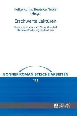 Helke Kuhn, Beatrice Nickel - Erschwerte Lektueren, Inbunden