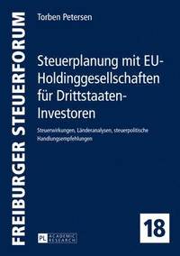 bokomslag Steuerplanung Mit Eu-Holdinggesellschaften Fuer Drittstaaten-Investoren