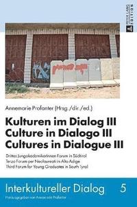 bokomslag Kulturen im Dialog III  Culture in Dialogo III  Cultures in Dialogue III