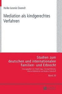 bokomslag Mediation ALS Kindgerechtes Verfahren