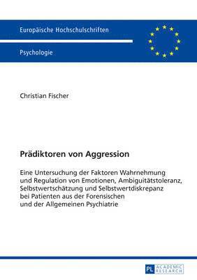 bokomslag Praediktoren Von Aggression