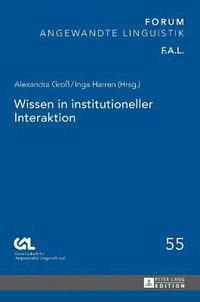 bokomslag Wissen in Institutioneller Interaktion
