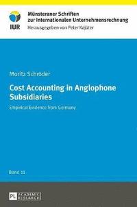 bokomslag Cost Accounting in Anglophone Subsidiaries