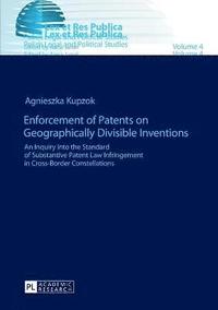 bokomslag Enforcement of Patents on Geographically Divisible Inventions