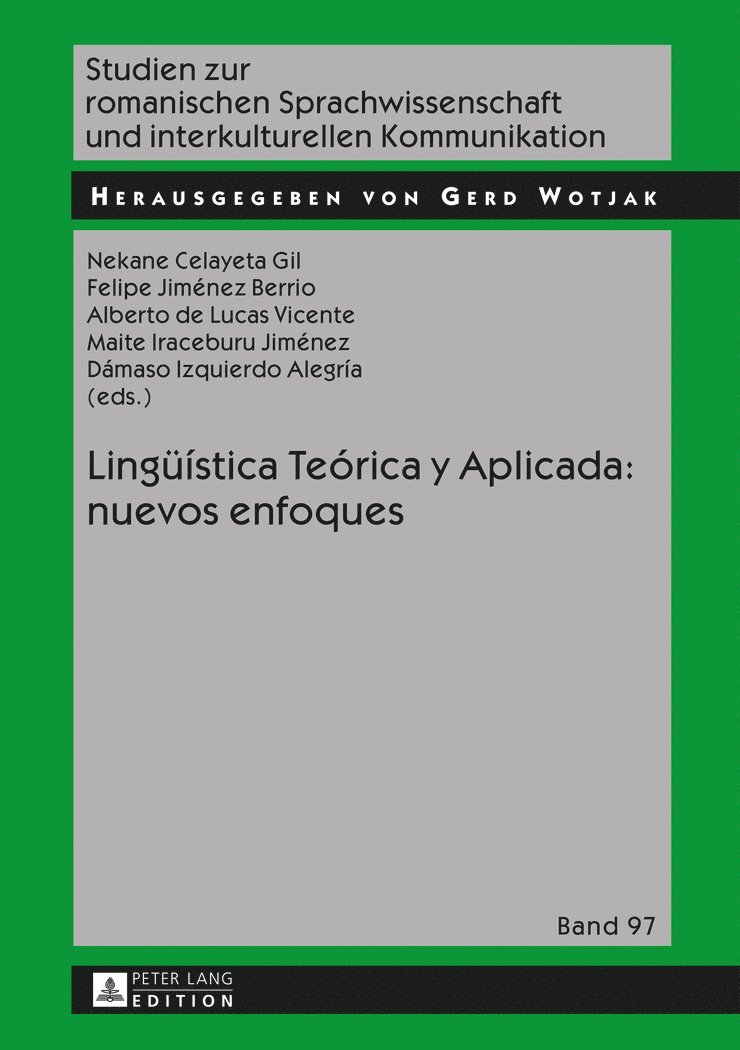 Linguestica Terica y Aplicada: nuevos enfoques 1