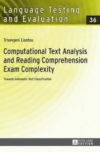 bokomslag Computational Text Analysis and Reading Comprehension Exam Complexity