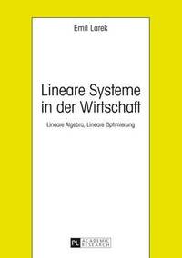 bokomslag Lineare Systeme in Der Wirtschaft