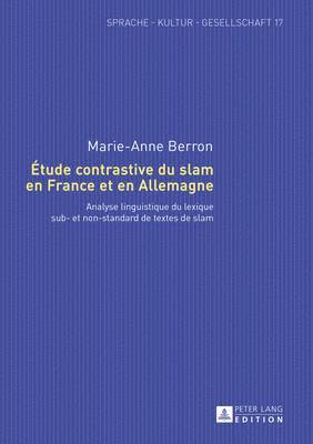 bokomslag Etude Contrastive Du Slam En France Et En Allemagne