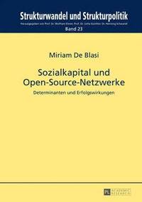 bokomslag Sozialkapital Und Open-Source-Netzwerke