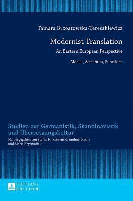 bokomslag Modernist Translation