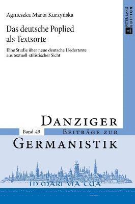 Agnieszka Marta Kurzynska, Andrzej Katny - deutsche Poplied als Textsorte, Inbunden