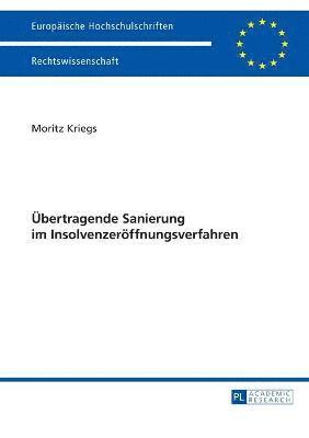 bokomslag Uebertragende Sanierung im Insolvenzeroeffnungsverfahren