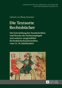 bokomslag Die Textsorte Rechtsbuecher