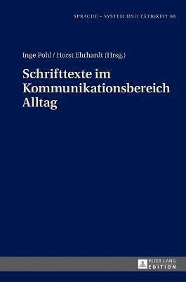 bokomslag Schrifttexte Im Kommunikationsbereich Alltag