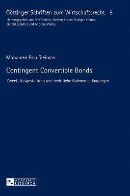 Mohamed Bou Sleiman, Gerald Spindler - Contingent Convertible Bonds, Inbunden