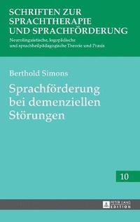 bokomslag Sprachfoerderung bei demenziellen Stoerungen