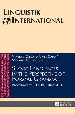 Slavic Languages in the Perspective of Formal Grammar 1