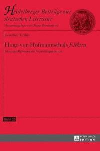 bokomslag Hugo von Hofmannsthals Elektra