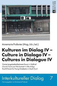 bokomslag Kulturen im Dialog IV - Culture in Dialogo IV - Cultures in Dialogue IV