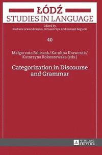 bokomslag Categorization in Discourse and Grammar