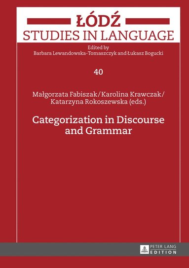 bokomslag Categorization in Discourse and Grammar