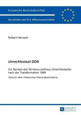 Robert Hansack - Unrechtsstaat DDR, Häftad