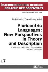 bokomslag Pluricentric Languages: New Perspectives in Theory and Description