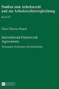 bokomslag International Framework Agreements