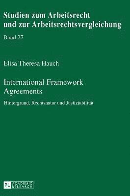 bokomslag International Framework Agreements