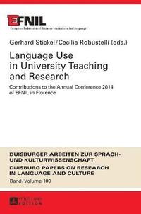 bokomslag Language Use in University Teaching and Research