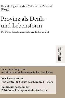 bokomslag Provinz als Denk- und Lebensform
