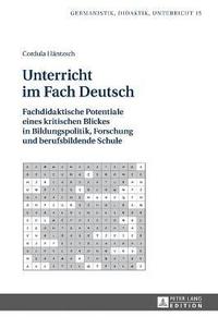bokomslag Unterricht im Fach Deutsch