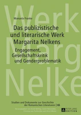 bokomslag Das Publizistische Und Literarische Werk Margarita Nelkens