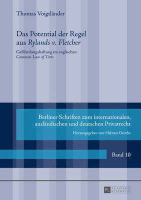 bokomslag Das Potential Der Regel Aus Rylands V. Fletcher