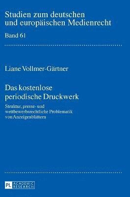 Liane Vollmer-Gärtner, Liane Vollmer-Gartner, Dieter Dörr, Dieter Dorr - kostenlose periodische Druckwerk, Inbunden