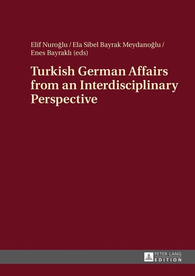 Ela Sibel Bayrak Meydanoglu, Elif Nuroglu, Enes Bayraklı - Turkish German Affairs from an Interdisciplinary Perspective, Inbunden