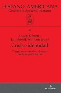 bokomslag Crisis E Identidad. Perspectivas Interdisciplinarias Desde Amrica Latina
