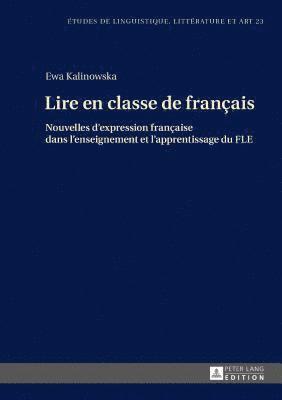 bokomslag Lire en classe de franais