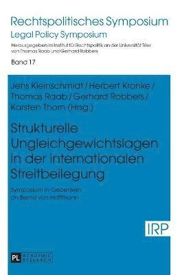 bokomslag Strukturelle Ungleichgewichtslagen in der internationalen Streitbeilegung