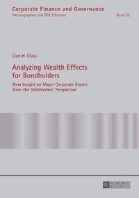 bokomslag Analyzing Wealth Effects for Bondholders