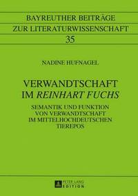 bokomslag Verwandtschaft Im «Reinhart Fuchs»
