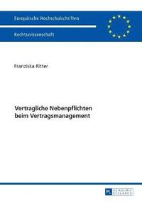 bokomslag Vertragliche Nebenpflichten Beim Vertragsmanagement