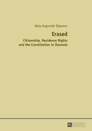 Neža Kogovšek Šalamon - Erased, Häftad
