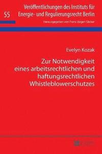 bokomslag Zur Notwendigkeit eines arbeitsrechtlichen und haftungsrechtlichen Whistleblowerschutzes