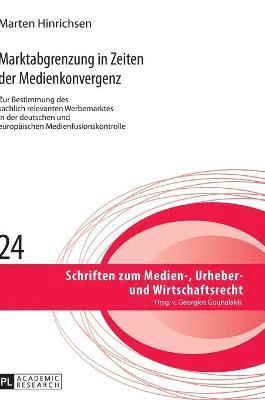 bokomslag Marktabgrenzung in Zeiten der Medienkonvergenz